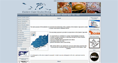Desktop Screenshot of easterncapescubadiving.co.za